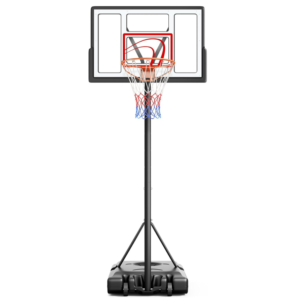 TONBUX Adjustable Basketball Hoop Outdoor 10FT