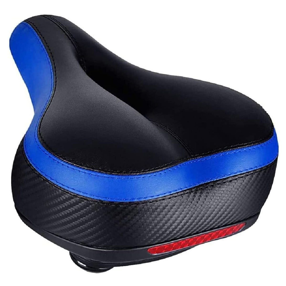 TONBUX Comfortable Bicycle Seat, Bike Seat Replacement with Dual Shock Absorbing Ball Wide Bike Seat