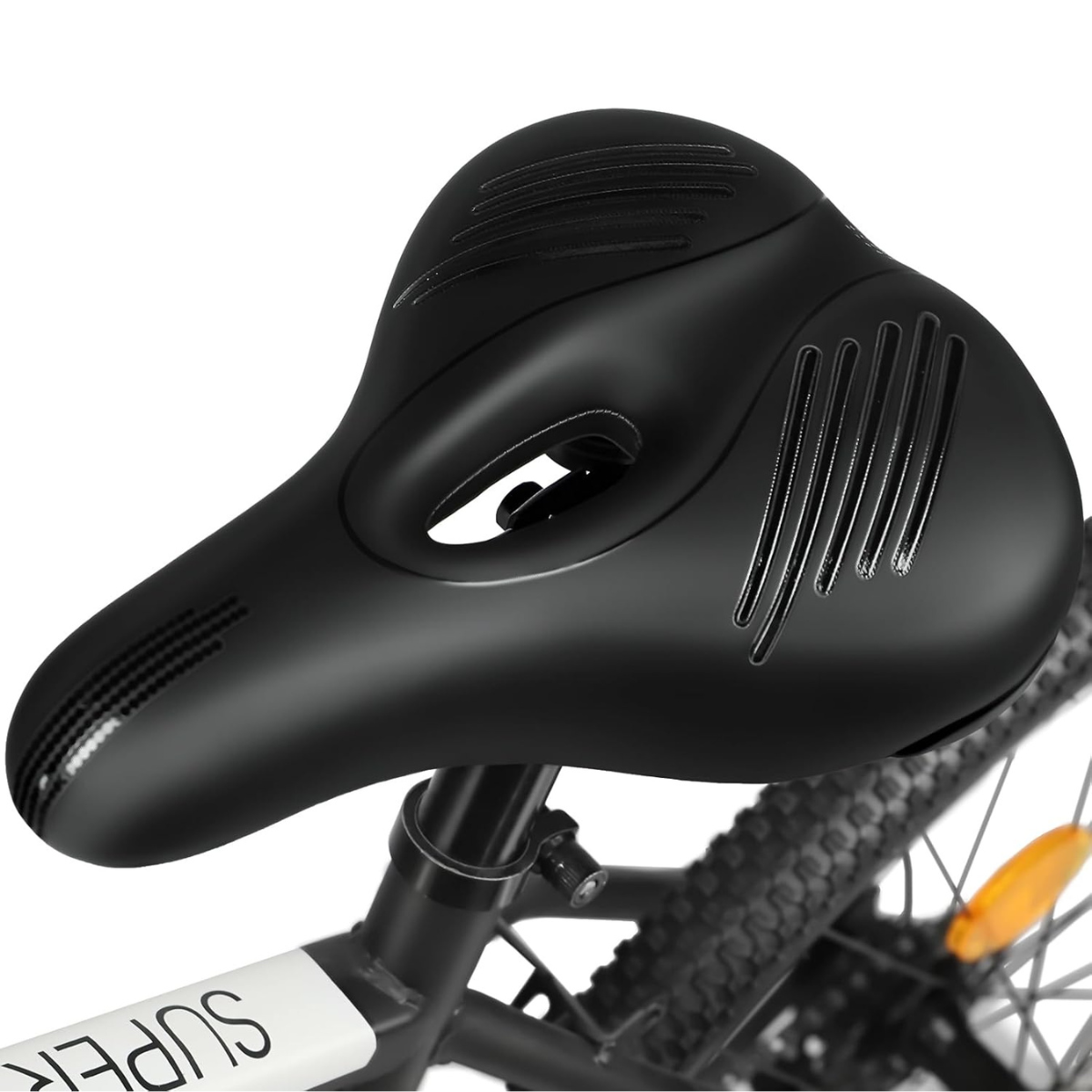 TONBUX Soft Comfortable Breathable Bike Seat Cushion for Men Women