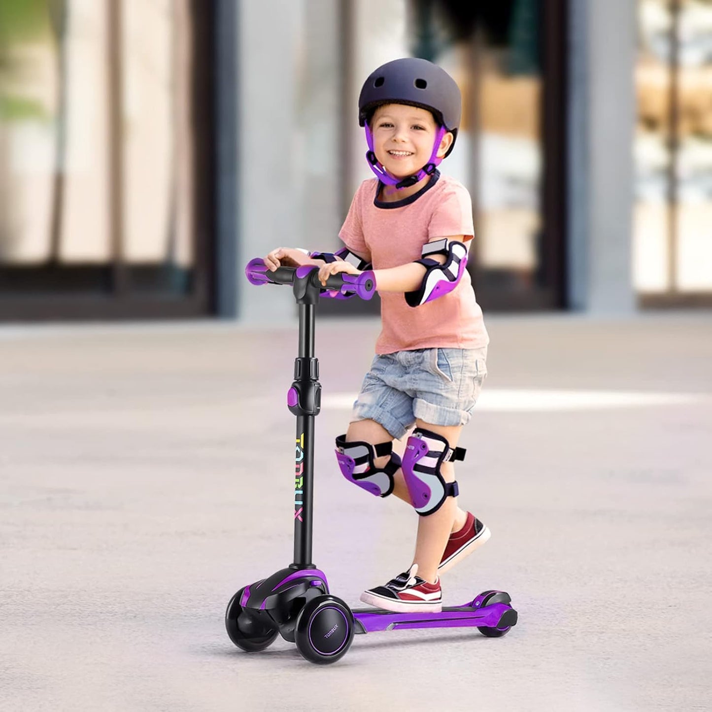 Kids Scooter for Age 3-12 with 4 Adjustable Heights