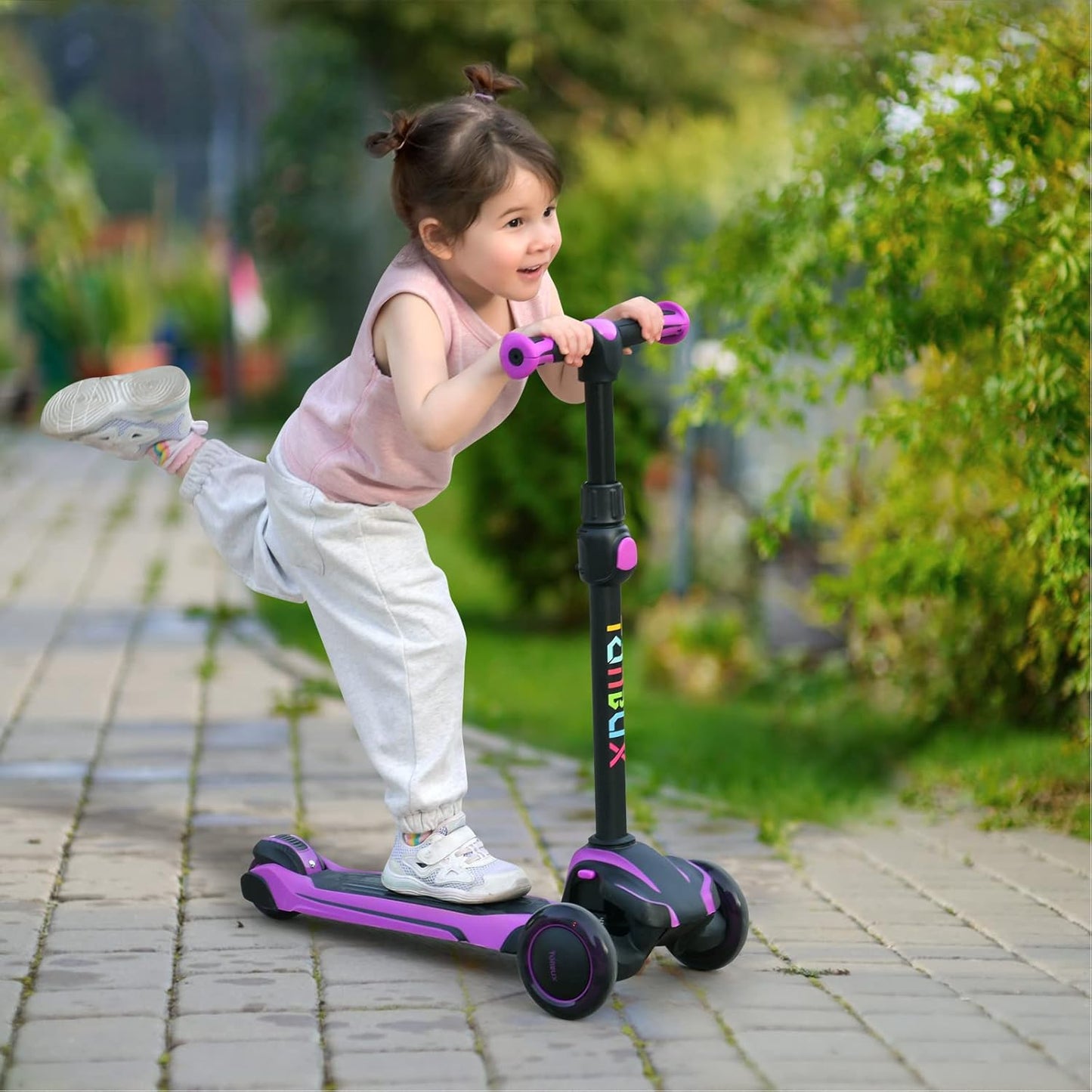 Kids Scooter for Age 3-12 with 4 Adjustable Heights