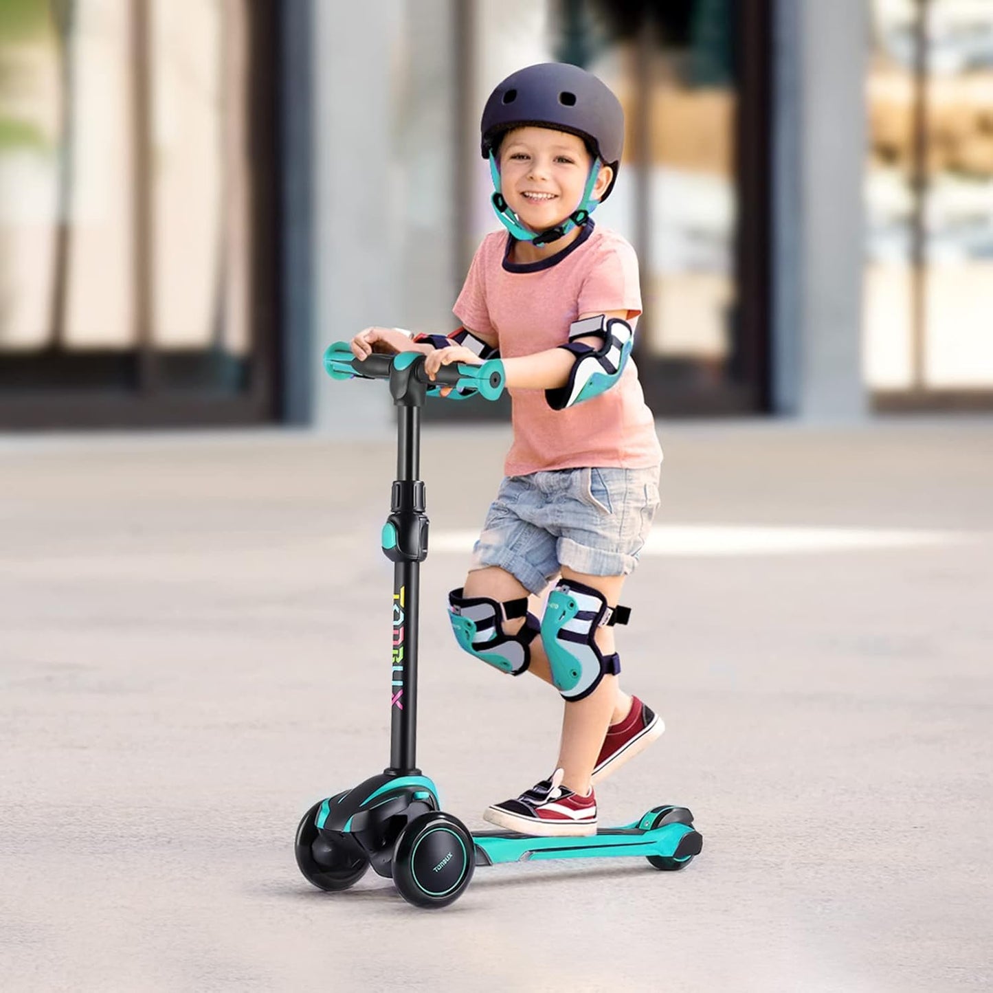 Kids Scooter for Age 3-12 with 4 Adjustable Heights