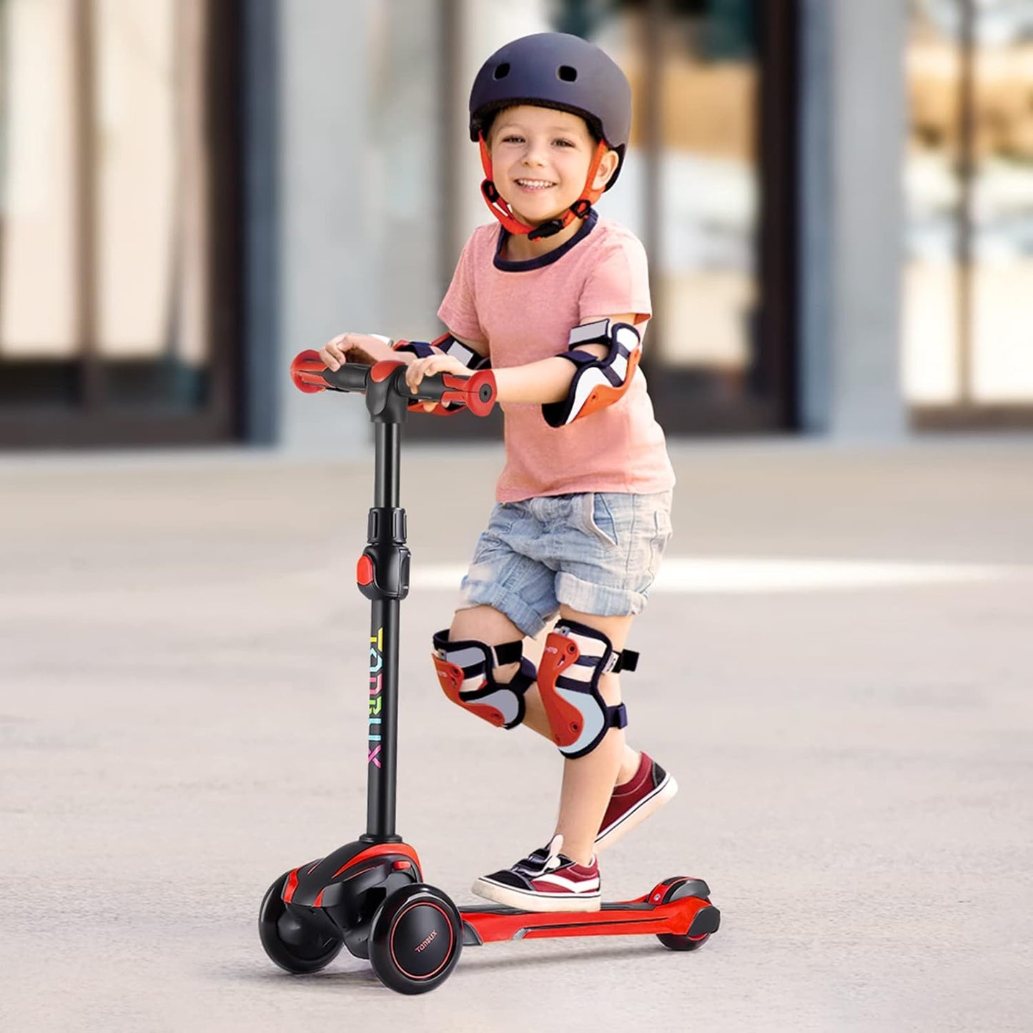 Kids Scooter for Age 3-12 with 4 Adjustable Heights